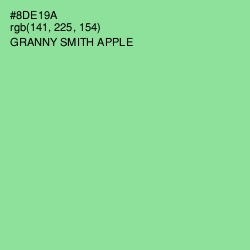 #8DE19A - Granny Smith Apple Color Image